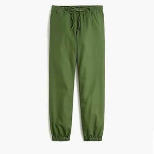 J Crew Cotton Blend Green Joggers, 4.